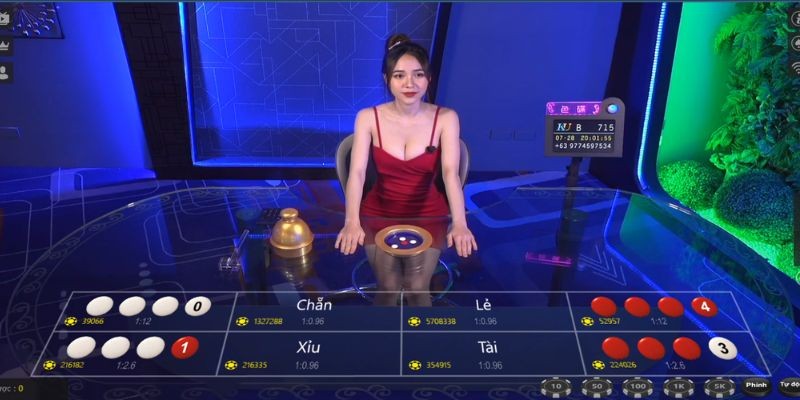 Các cửa cược trong tựa game xóc đĩa