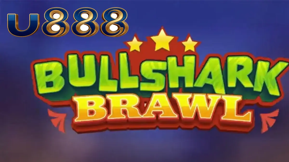 Bullshark Brawl slot machine interface na may temang underwater wrestling at makukulay na graphics.